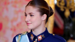 La princesa de Asturias el pasado 6 de enero durante la Pascua Militar celebrada en el Palacio Real de Madrid.