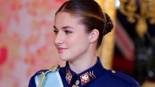 La princesa de Asturias el pasado 6 de enero durante la Pascua Militar celebrada en el Palacio Real de Madrid.