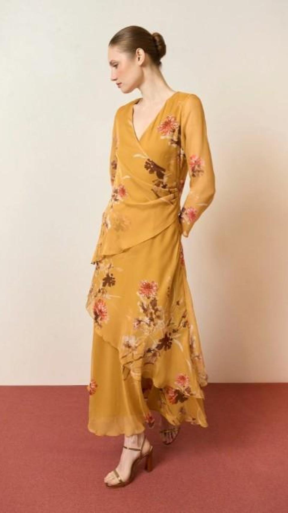 El vestido que lleva Lourdes Montes.