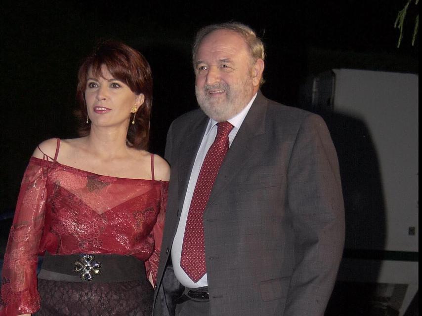 Cristina junto a su marido, Diego, en una imagen de archivo.