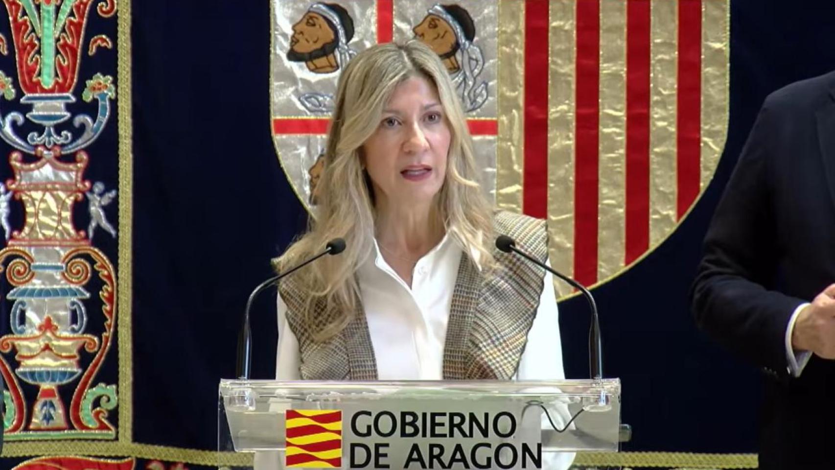 Vaquero, este lunes tras la reunión con los agentes sociales.