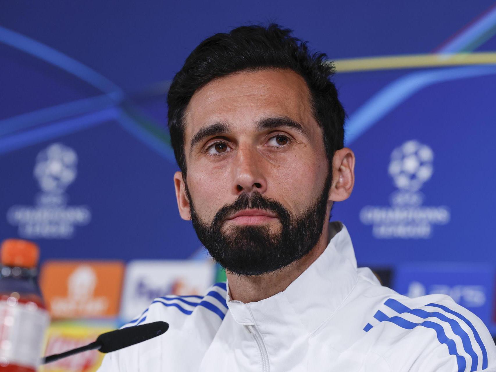 Arbeloa, durante la rueda de prensa previa contra el Bayern.
