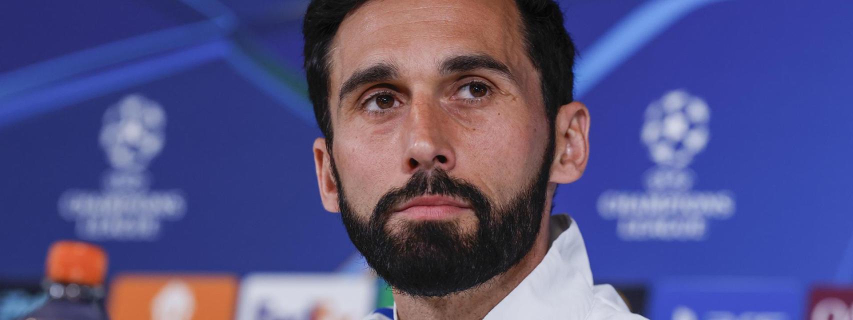 Arbeloa, durante la rueda de prensa previa contra el Bayern.