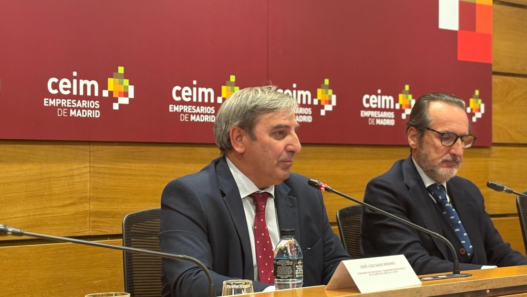 José Luis Sanz Merino durante su intervención.