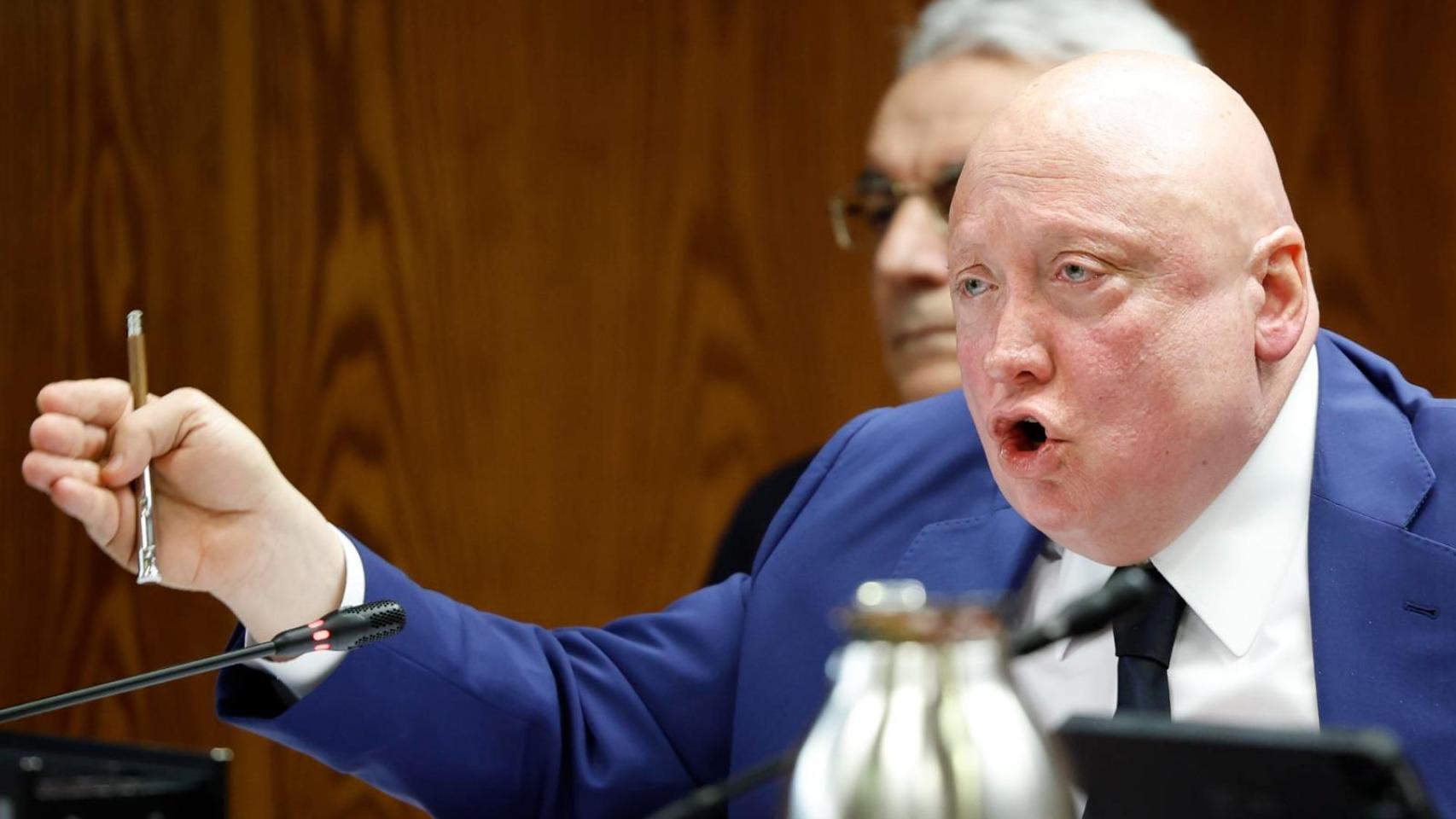 Fernando Samper, durante su comparecencia en el Senado