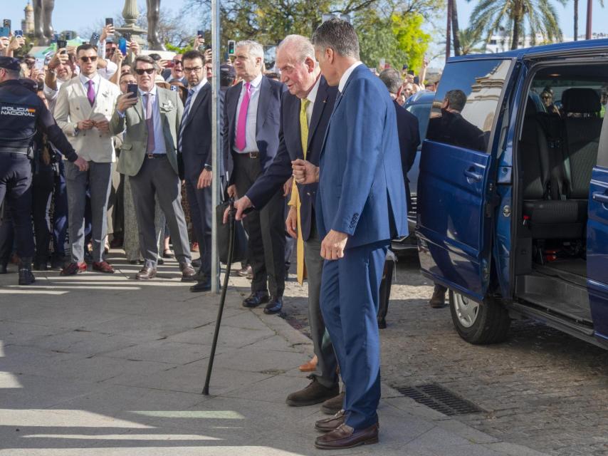 Juan Carlos I en Sevilla.
