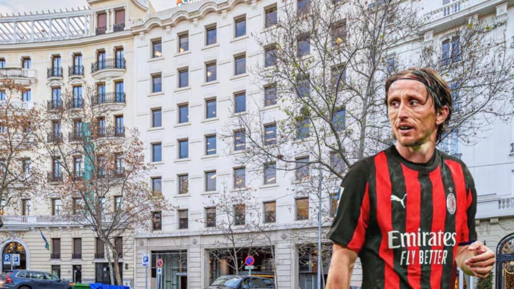 Montaje de Luka Modric.