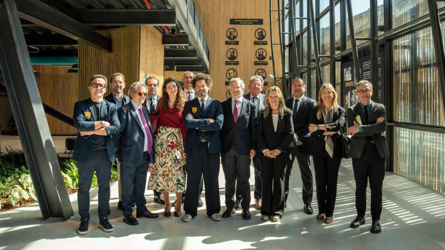 Los miembros del Consejo Social de UTAMED este lunes en la sede de la universidad en Málaga.