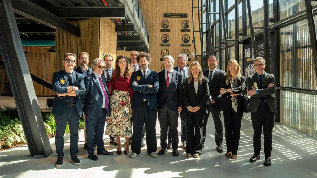 Los miembros del Consejo Social de UTAMED este lunes en la sede de la universidad en Málaga.
