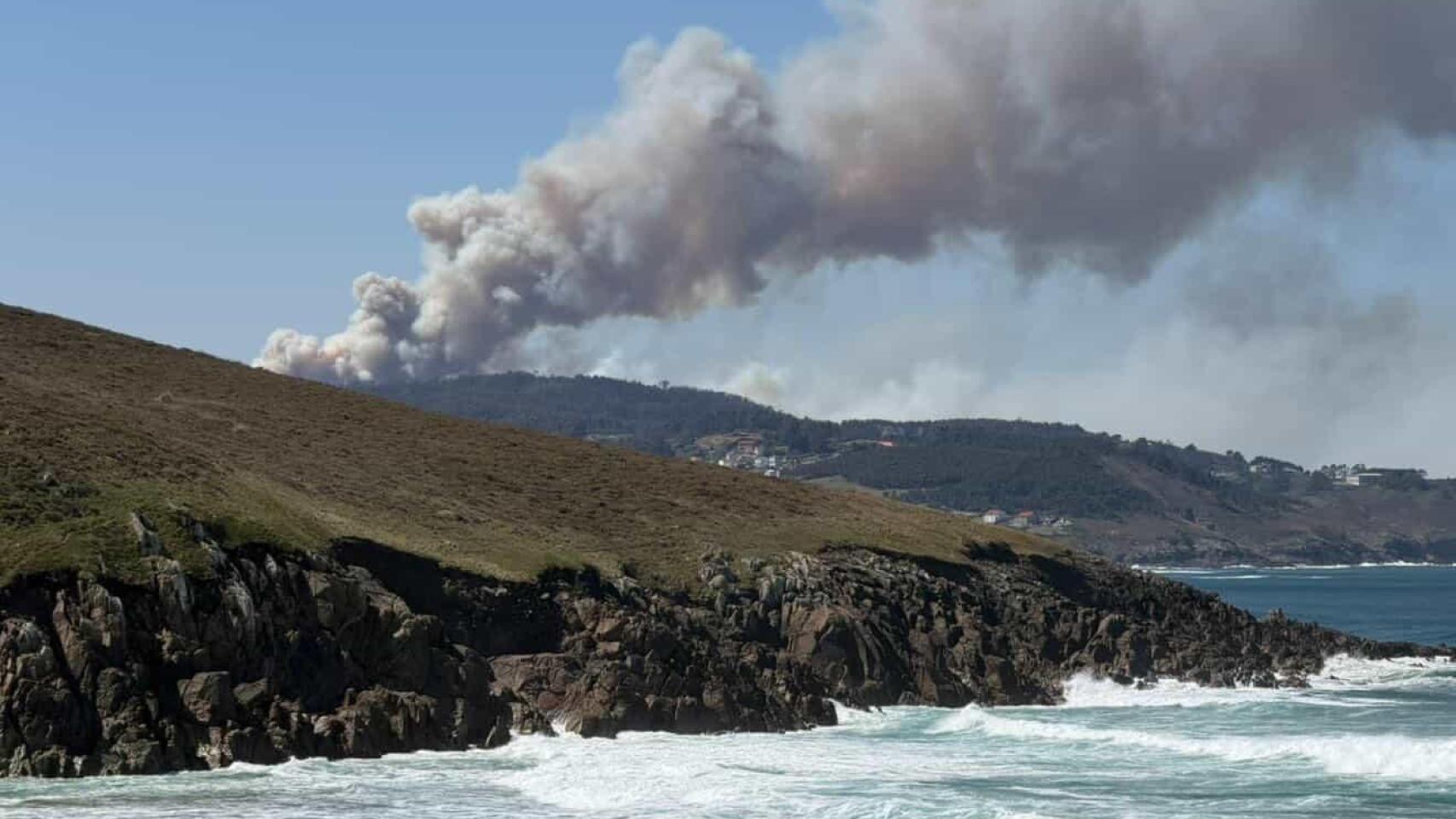 Imagen del incendio.