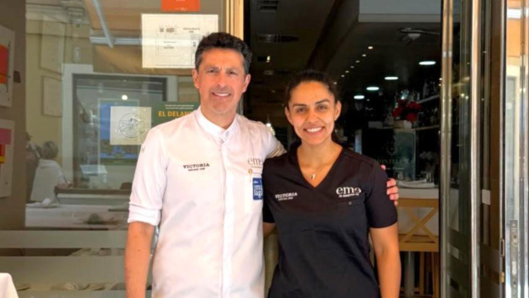 Los cocineros Mariano Rodríguez y Yareima Delgado