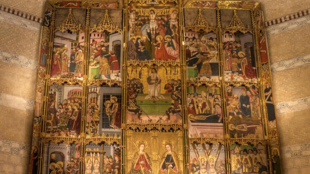 Retablo de la iglesia de Tobed.