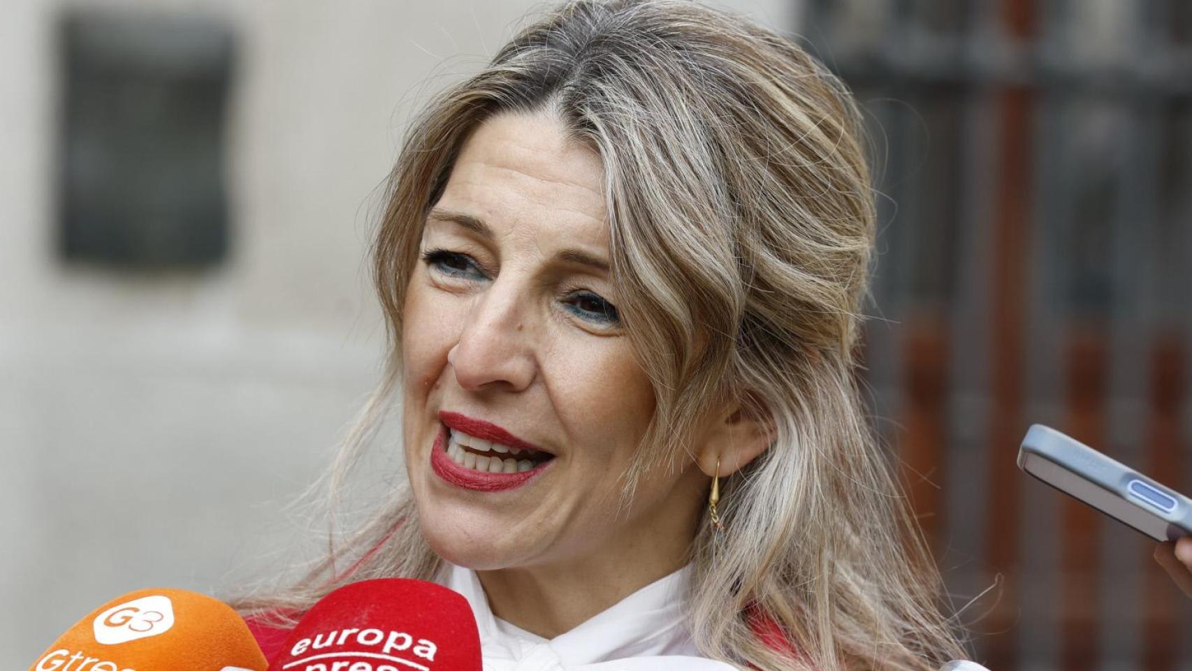 La ministra de Trabajo y vicepresidenta del Gobierno, Yolanda Díaz.