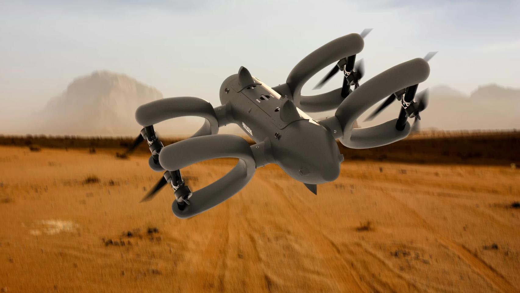 El dron AXS-M1
