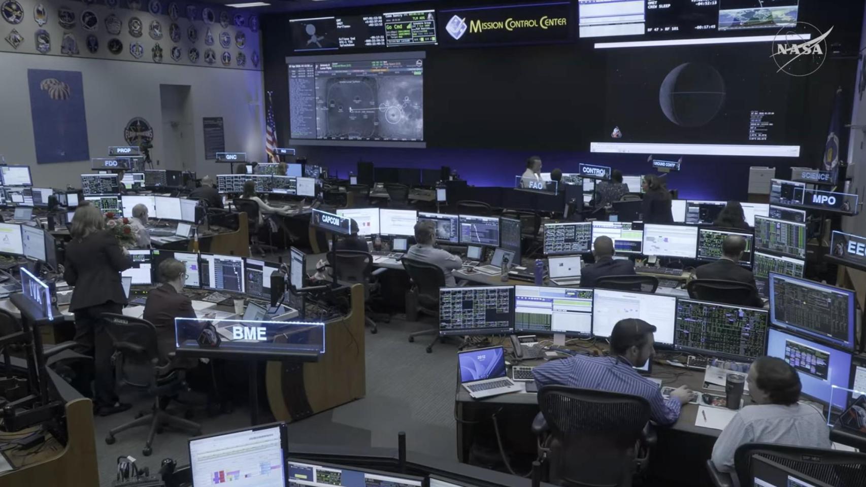Centro de control de la NASA