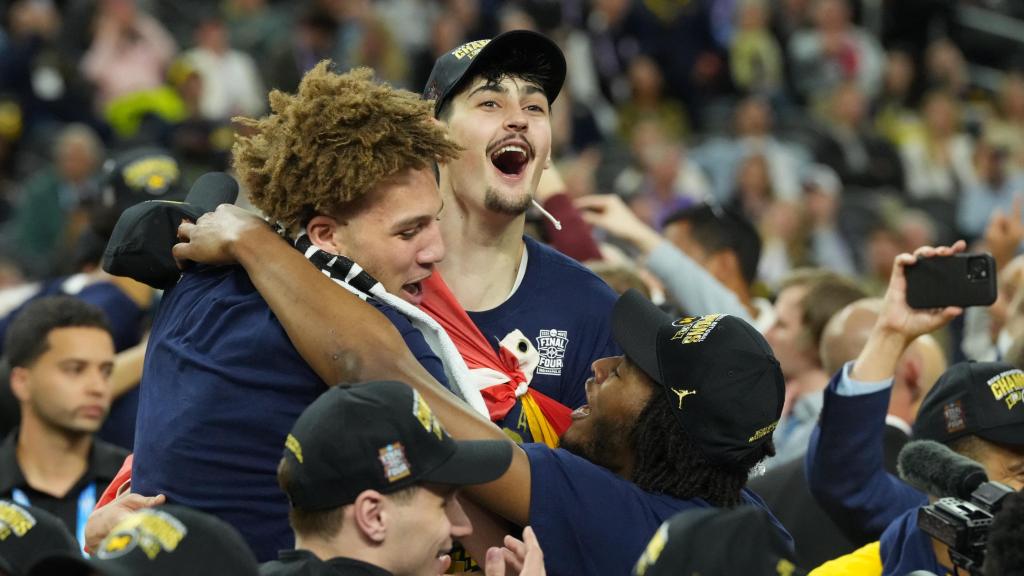 Aday Mara celebra el título de la NCAA