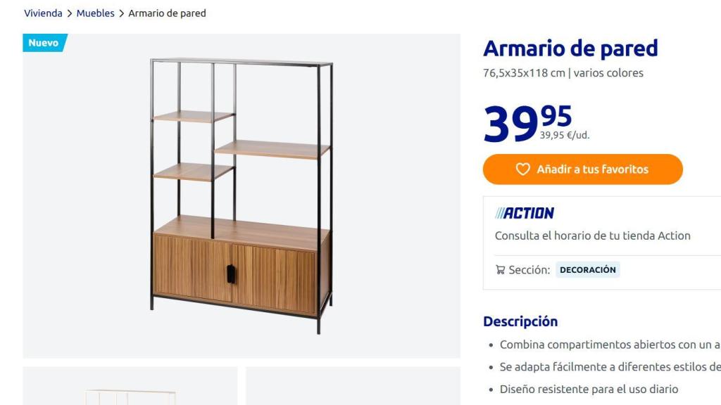 Armario de pared.