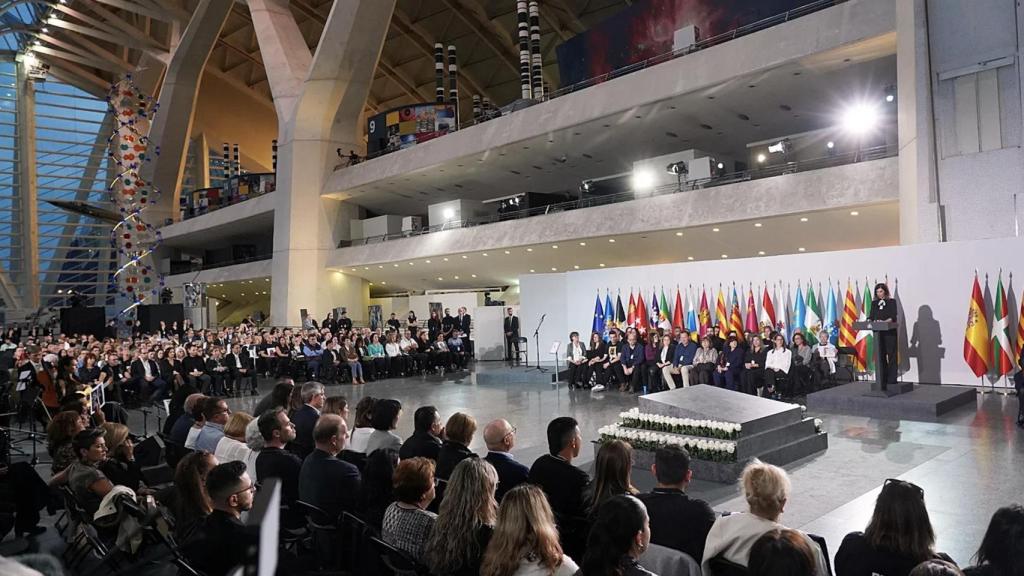 Funeral laico por las víctimas de la dana de Valencia.