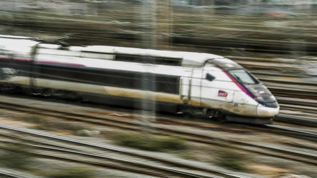 Un tren TGV francés.