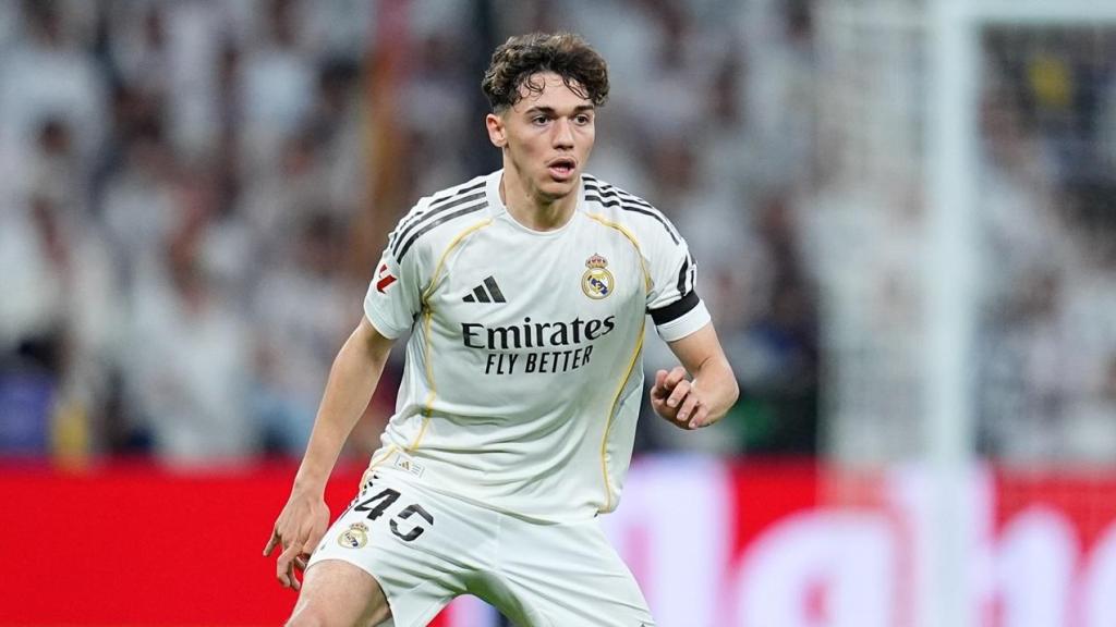 Thiago Pitarch, con el Real Madrid
