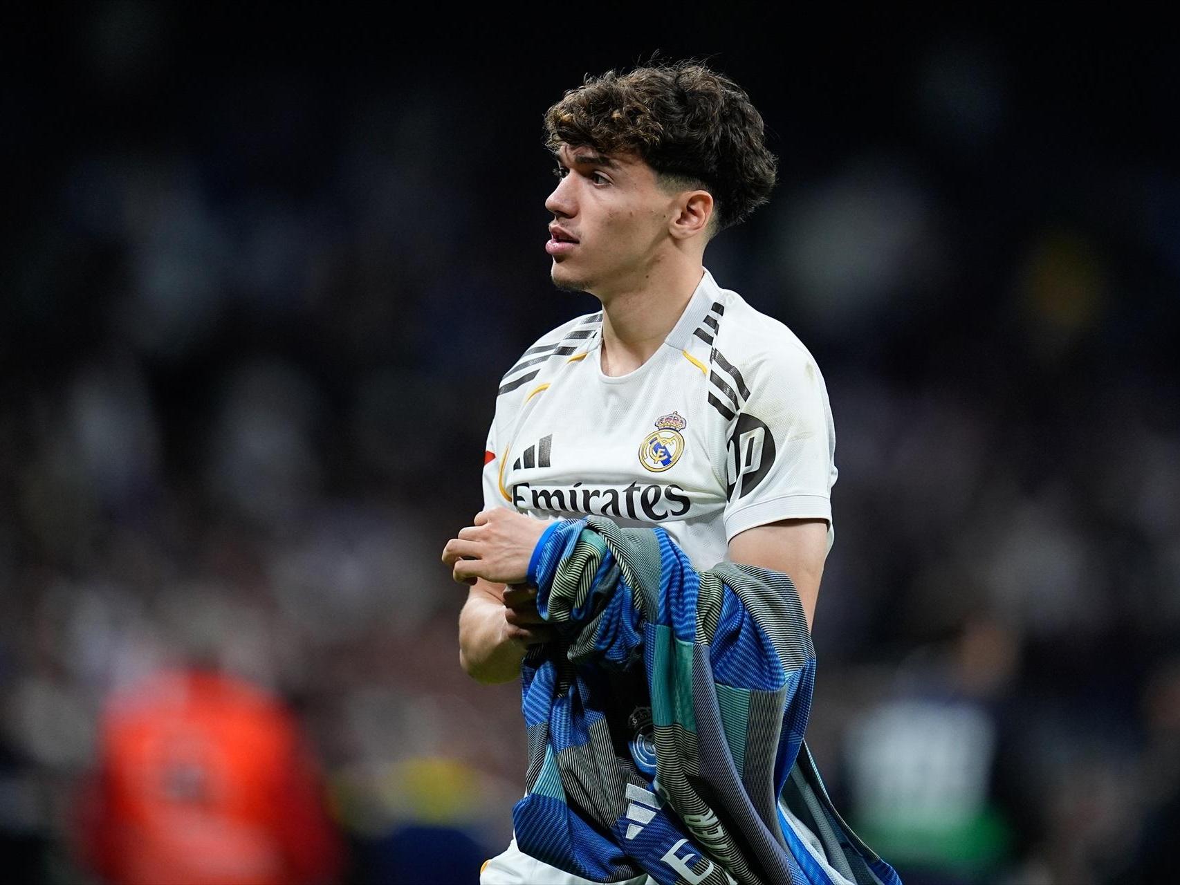 Thiago Pitarch, con el Real Madrid
