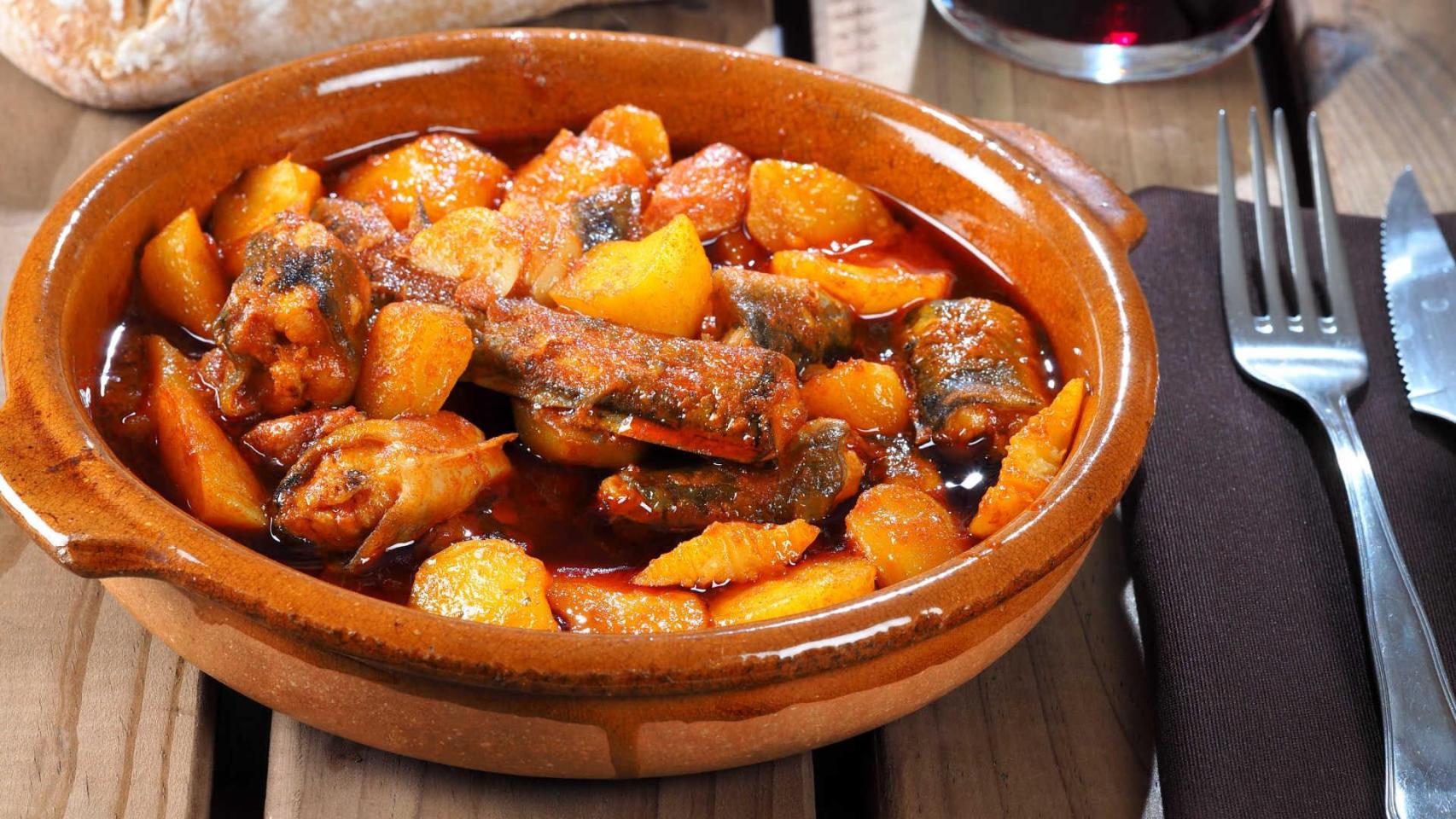 'Allipebre' de anguilas.