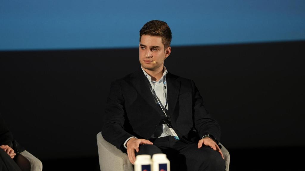 Pablo Gómez González, fundador de Metlabs, en una participación en un congreso tecnológico.