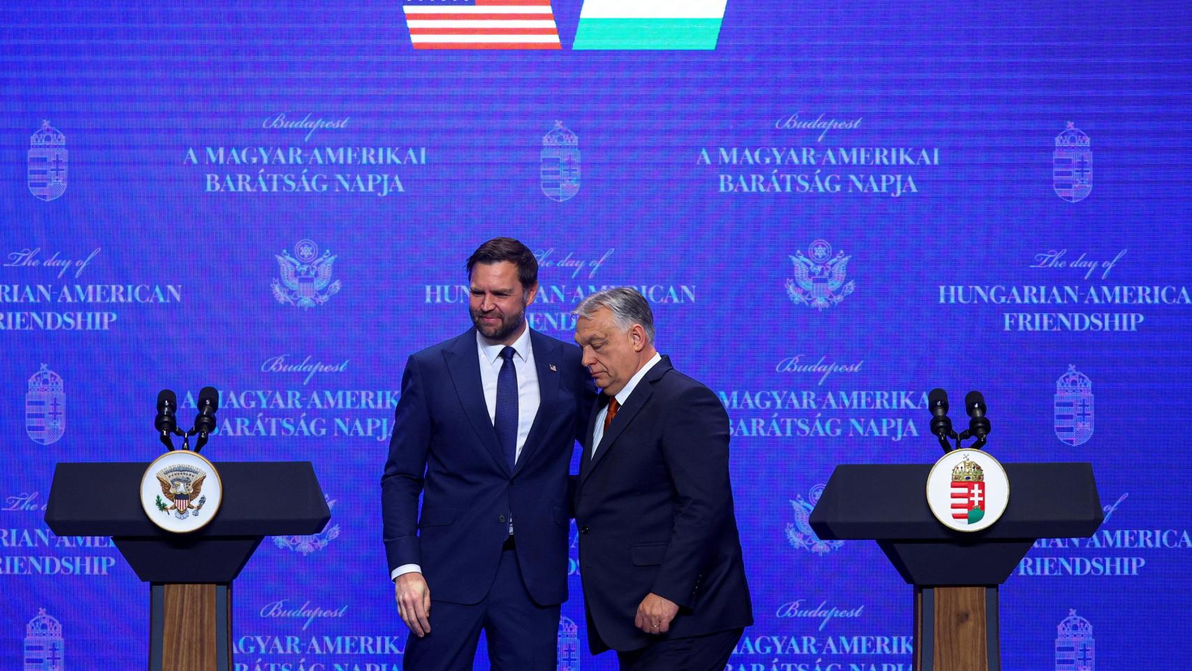 El vicepresidente de Estados Unidos, JD Vance, visita Hungría.