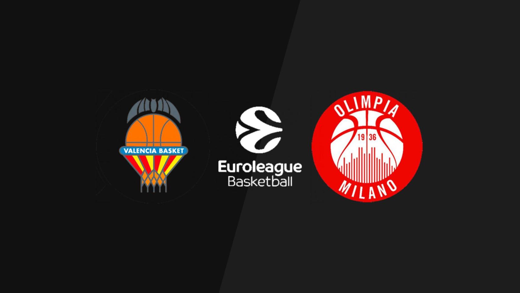 Valencia Basket- Olimpia Milano, baloncesto hoy en directo