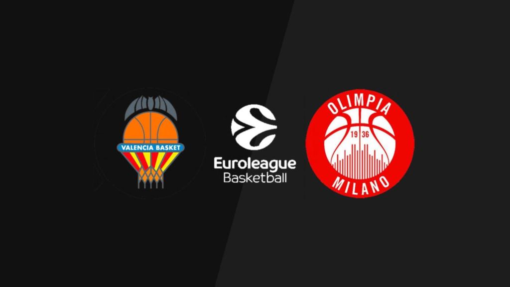 Valencia Basket- Olimpia Milano, baloncesto hoy en directo