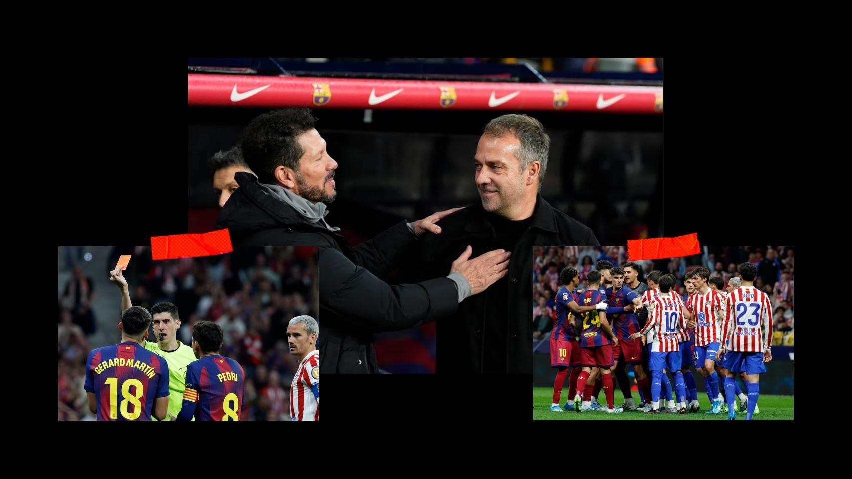 Hansi Flick y Diego Simeone, cara a cara en el Barça - Atletic