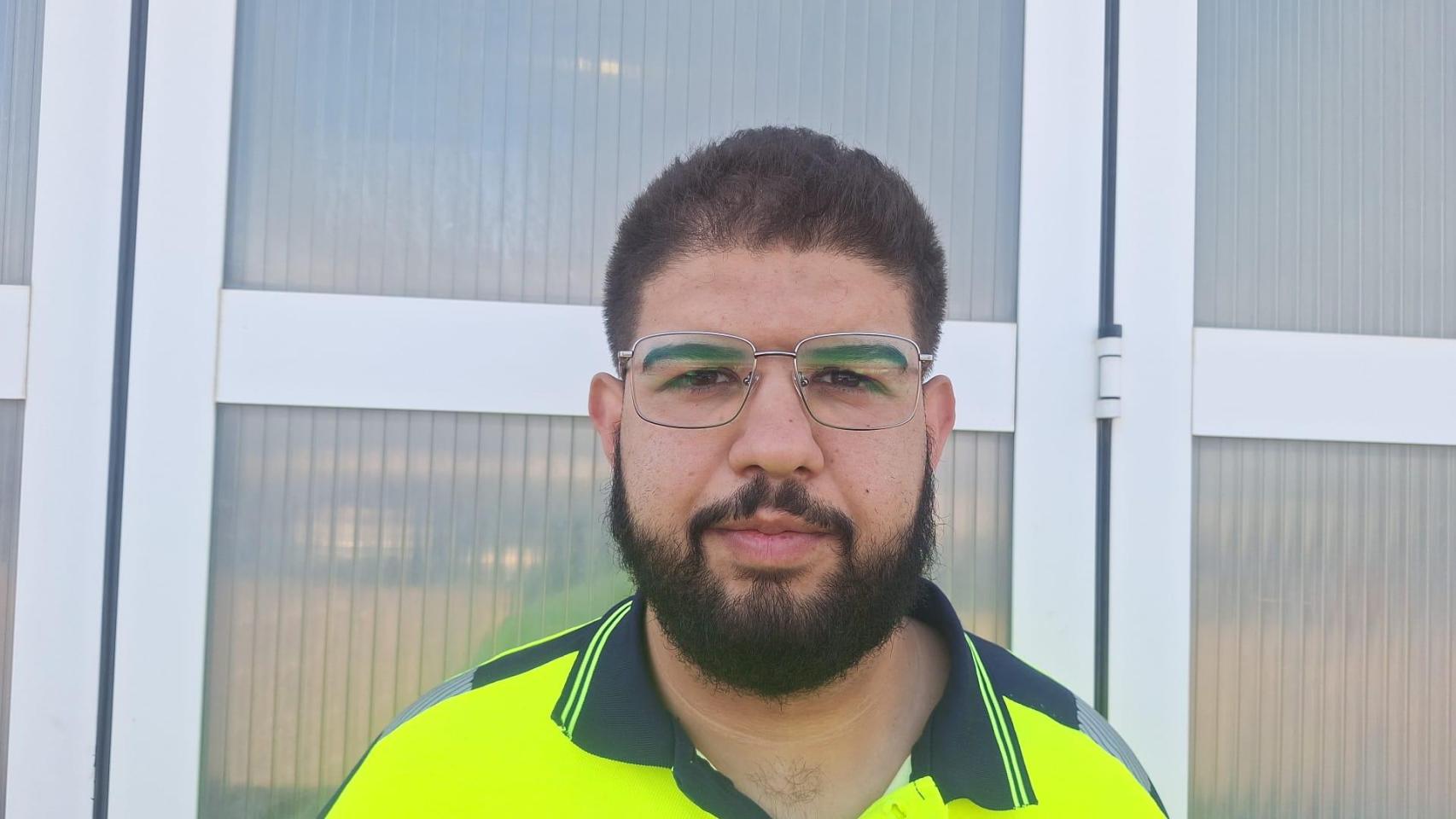Raúl Clavería, gitano de 25 años en Zaragoza.