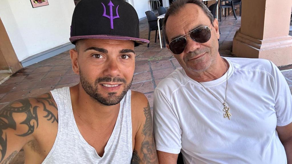 Sergio y su padre.