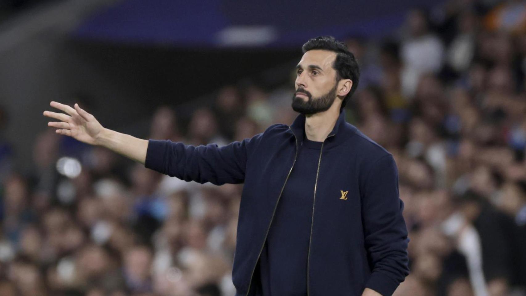 Álvaro Arbeloa durante el partido de Champions frente al Bayern.