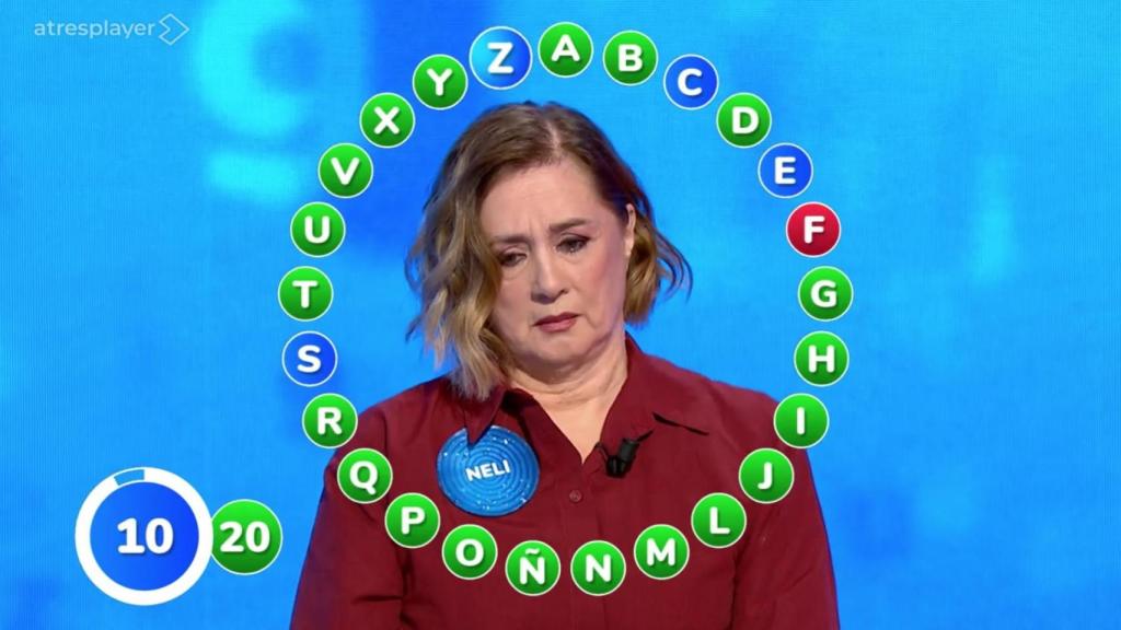 Neli, durante el rosco de este pasado lunes 6 de abril.