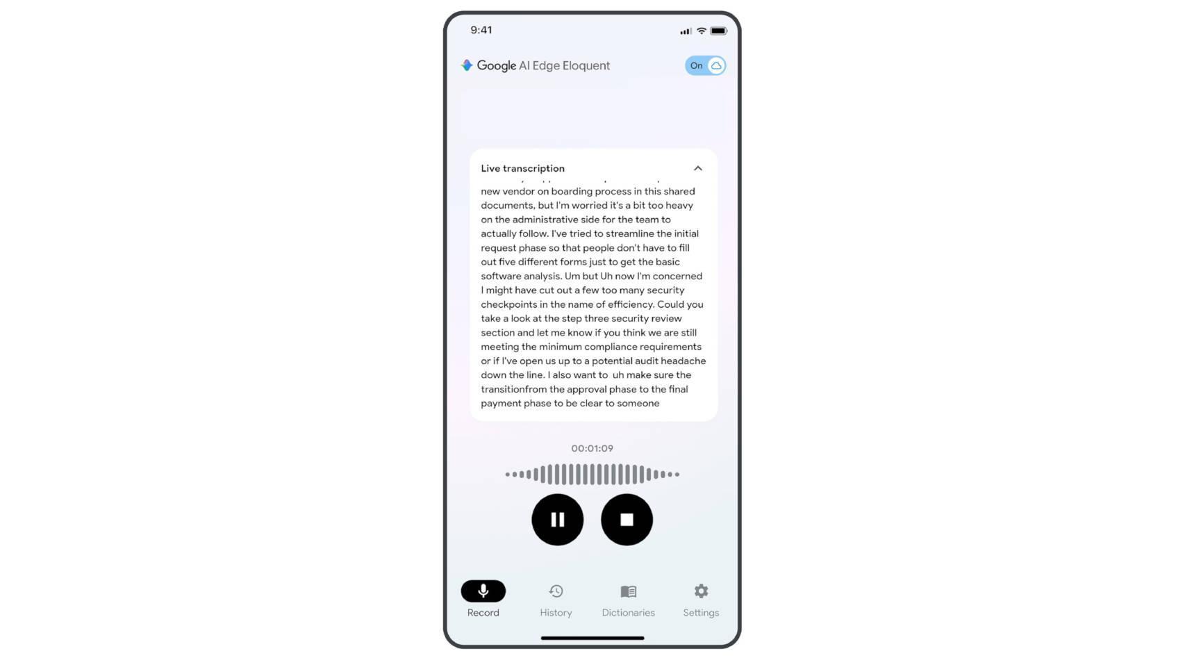 Google AI Edge Eloquent