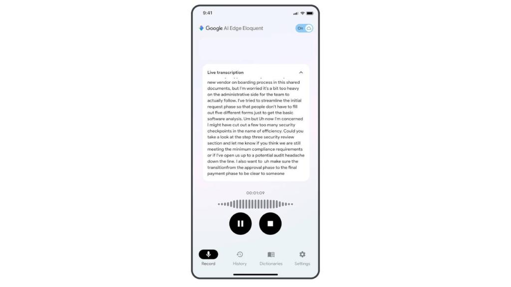 Google AI Edge Eloquent