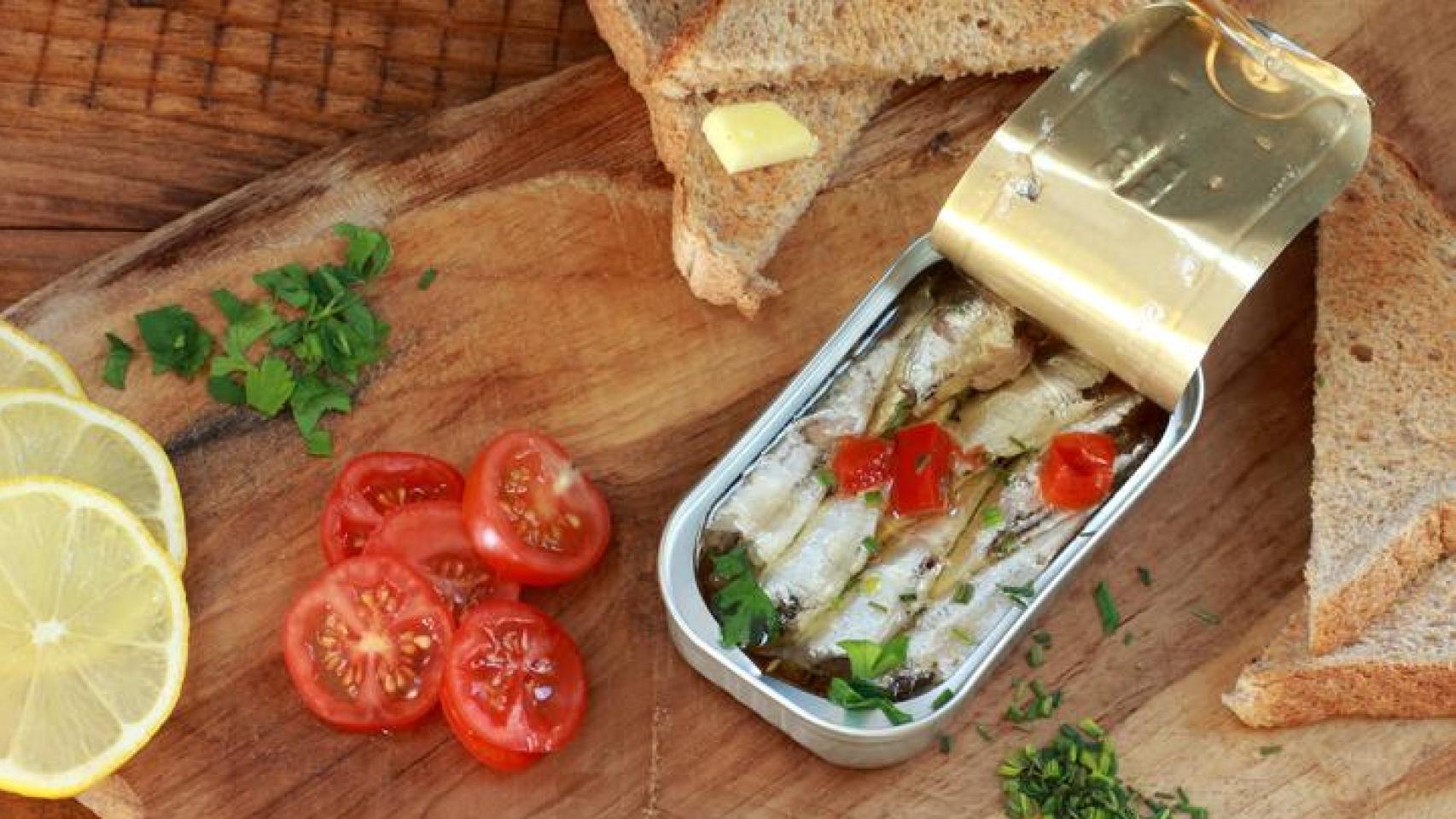 Sardinas en conserva.