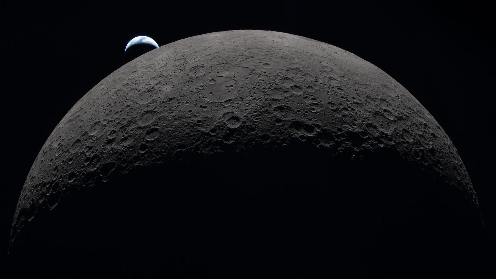 Las imágenes de la Luna tomadas durante el sobrevuelo de Artemis II de la NASA