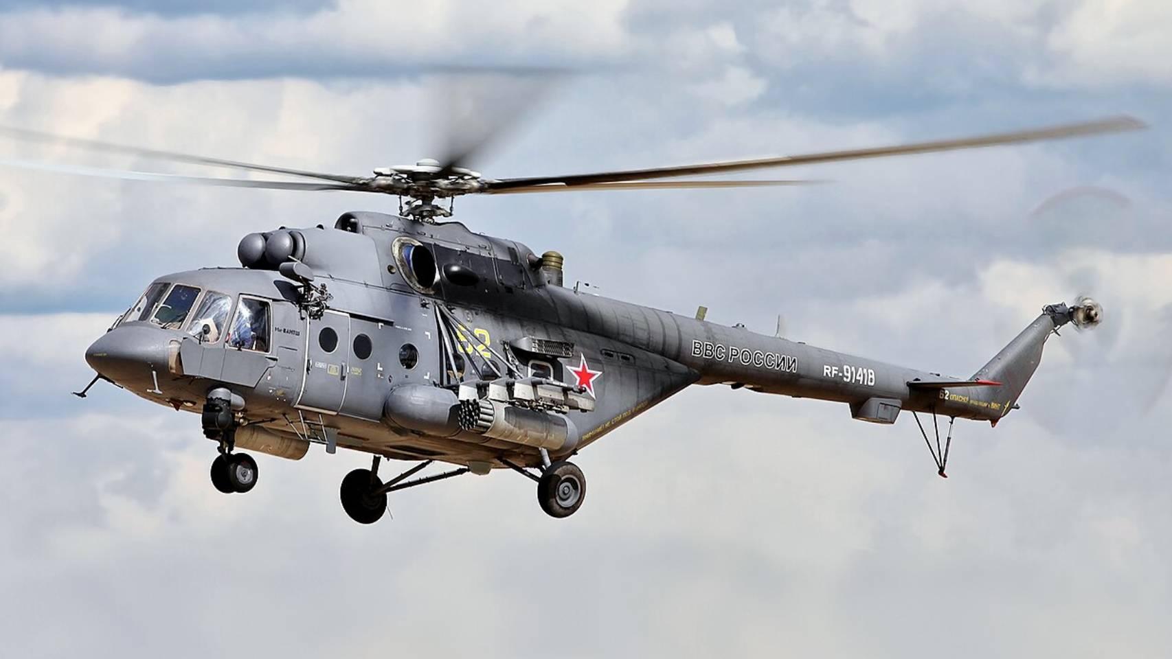 Un helicóptero Mi-17.