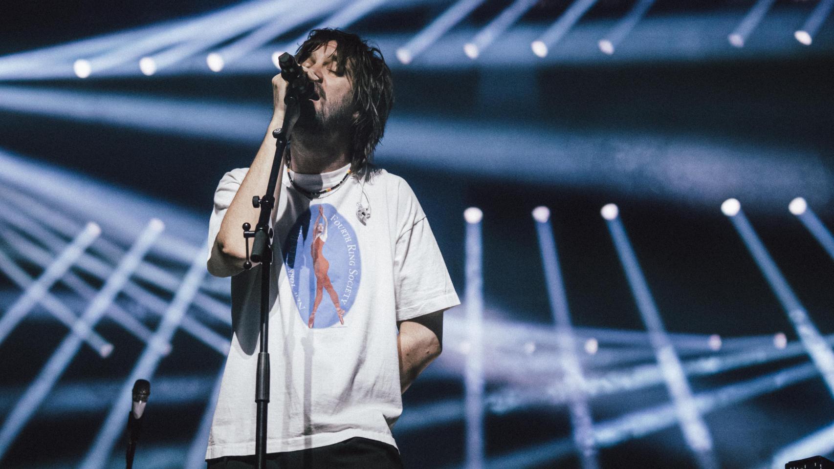 Tame Impala durante su concierto en el Movistar Arena, este martes en Madrid. Foto: Sergio Albert