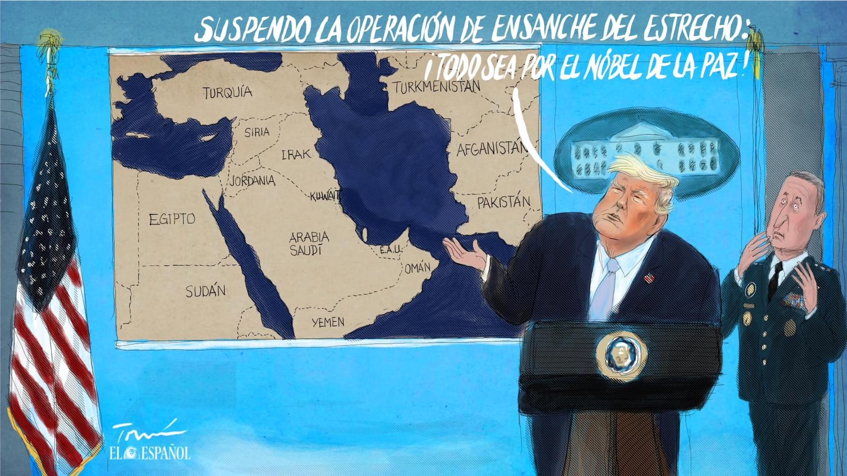 Ensanchar el estrecho de Ormuz