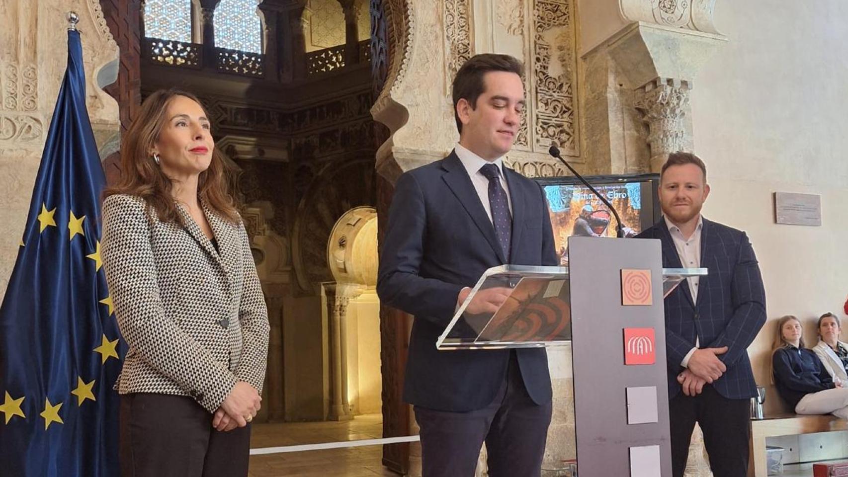 Presentación de las jornadas en la Aljafería.