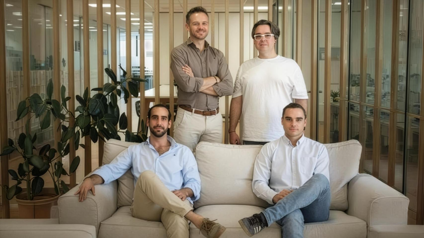 Equipo fundador de la startup española Sybol.