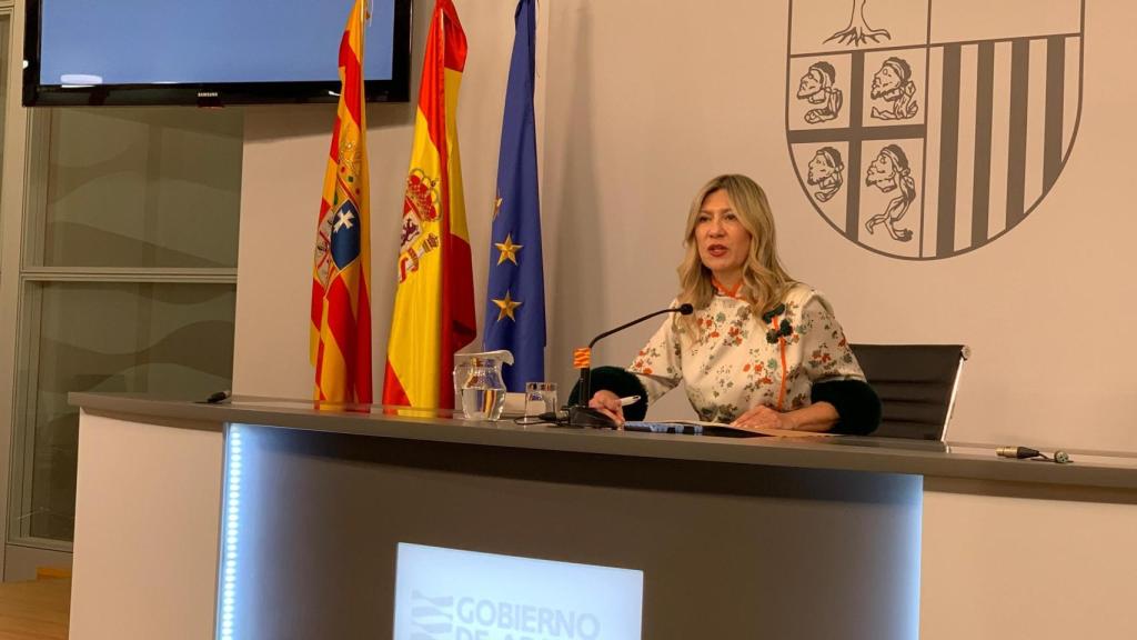 La vicepresidenta en funciones, Mar Vaquero, este miércoles tras el Consejo de Gobierno.