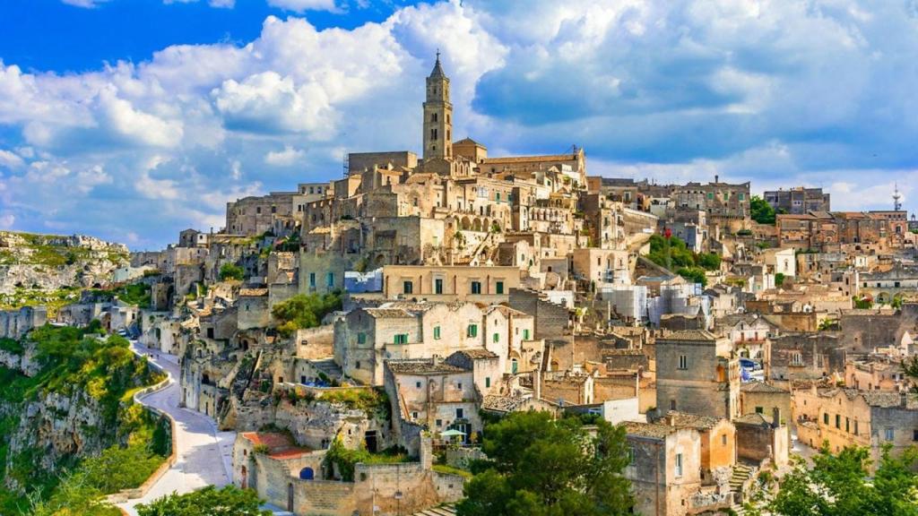 Fotografía de Matera, en Italia.