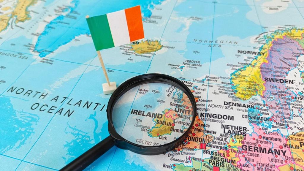 Mapa de Irlanda