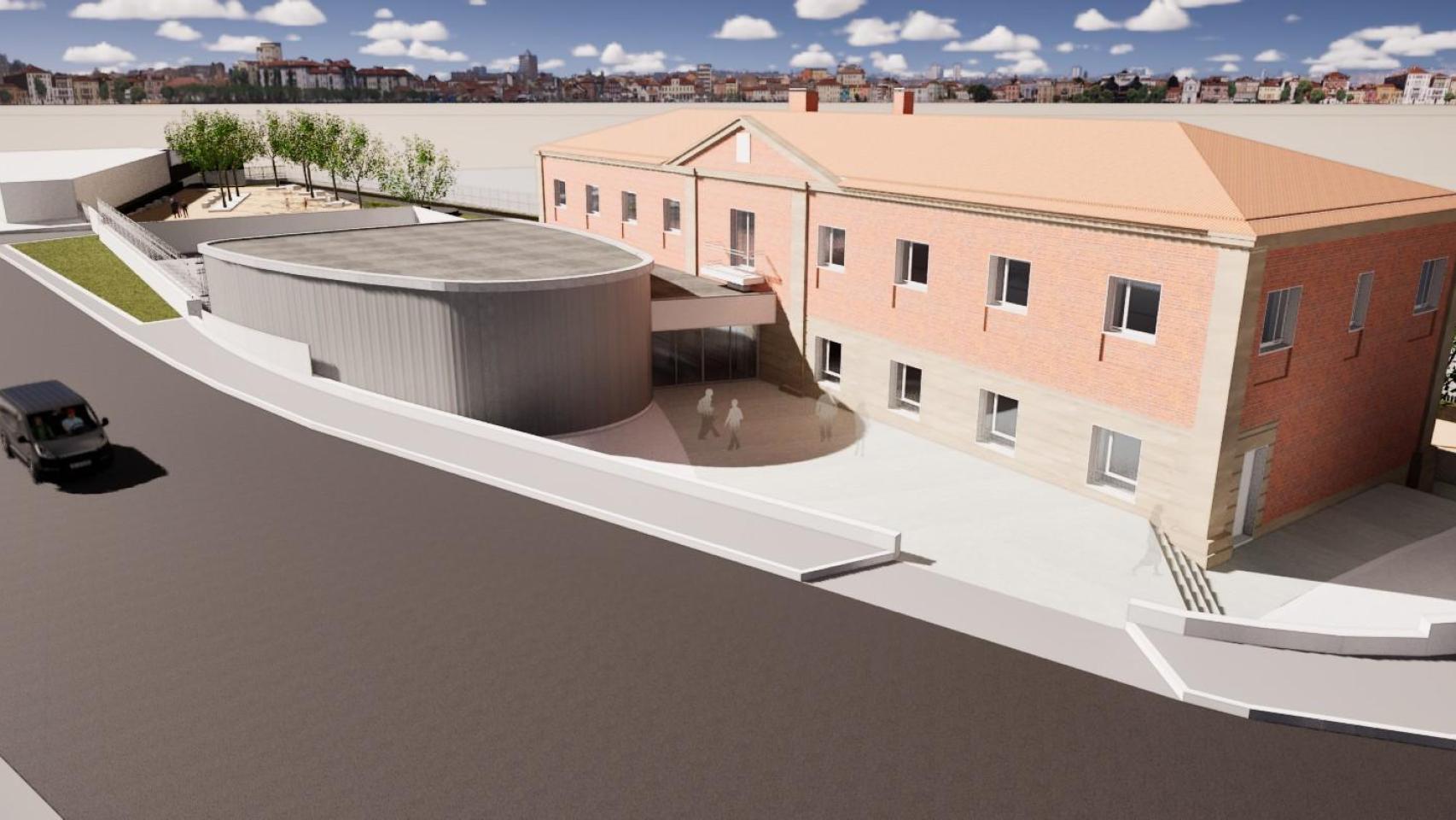 Recreación de lo que será el Centro de Innovación Juvenil.