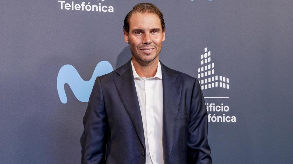 El tenista Rafa Nadal en un acto público.