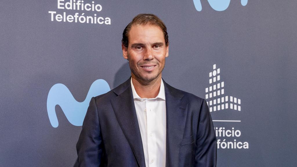 El tenista Rafa Nadal en un acto público.